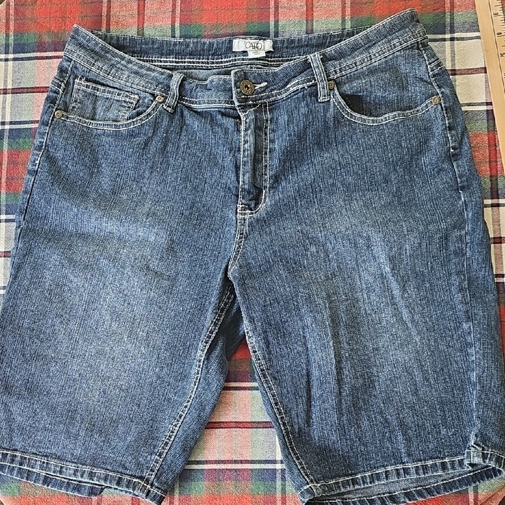 Cato Bermuda Shorts SZ 14 Ladies Denim